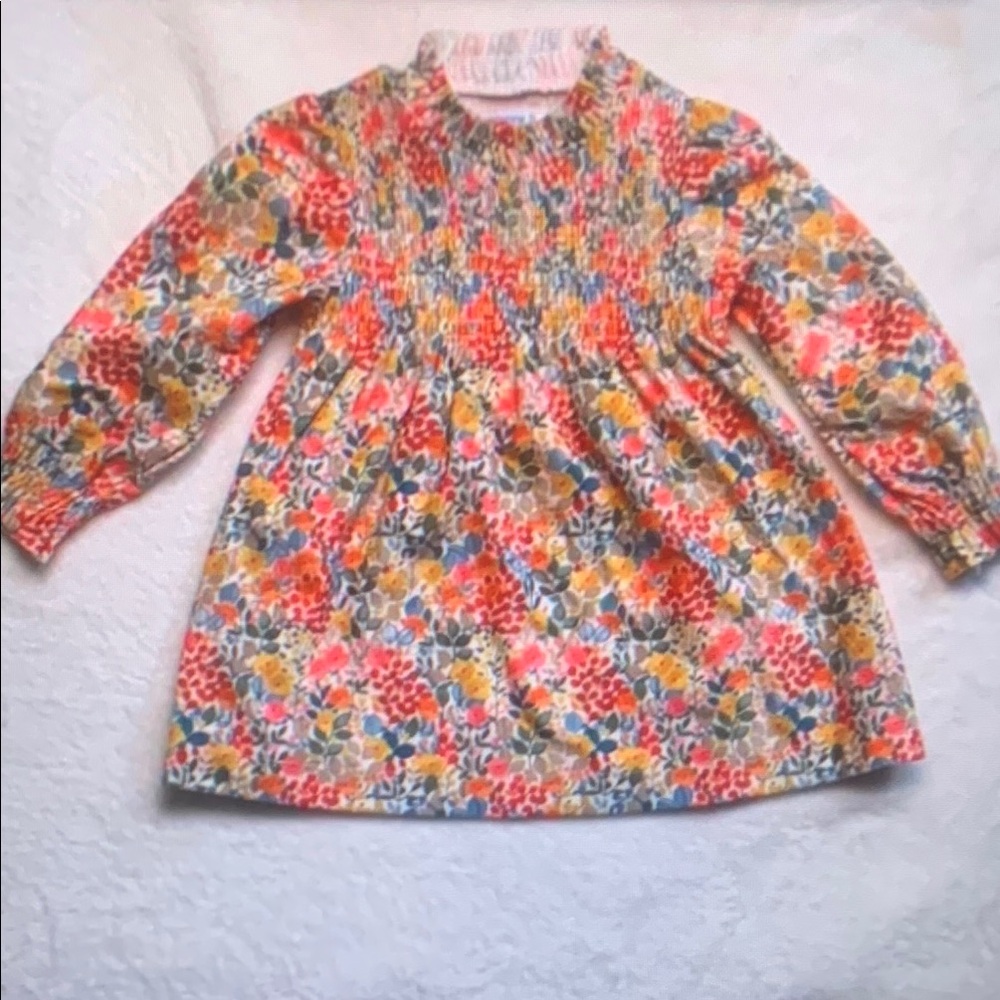 Floral Pink Kids Dress